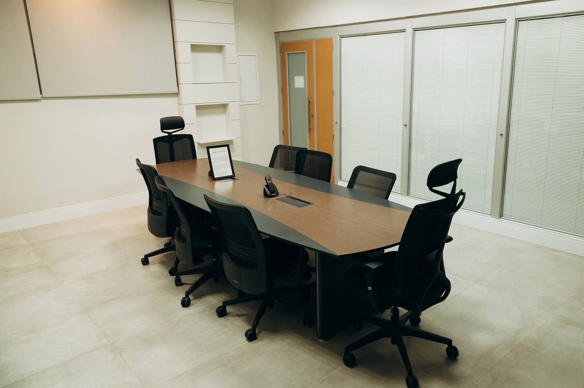 Sala de reuniões do escritório